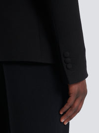Veste double en crêpe - Noir & Blanc