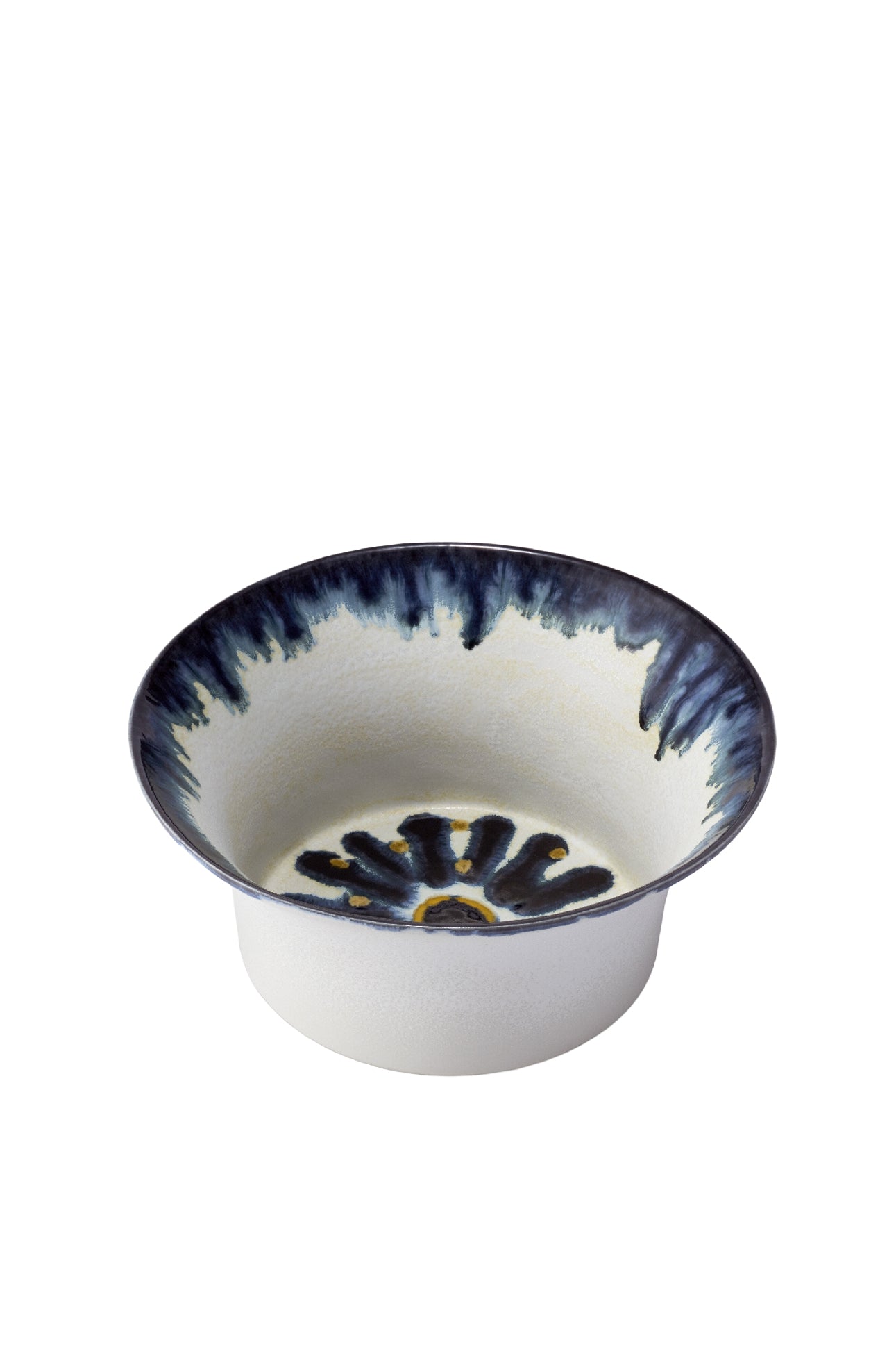 Bohemian porcelain bowl - White