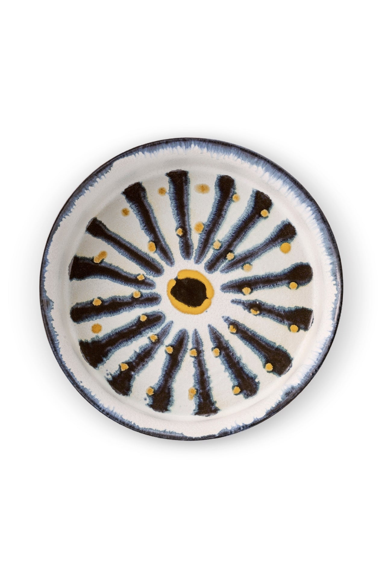 Grand bol bohème en porcelaine - White