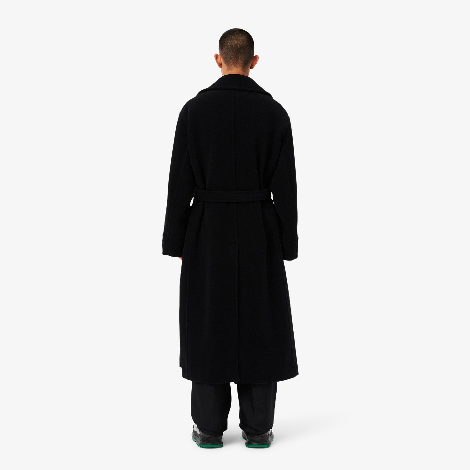 Manteau oversize en laine - Noir
