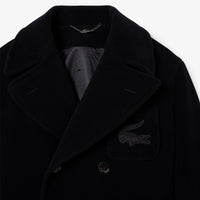 Manteau oversize en laine - Noir
