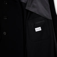 Manteau oversize en laine - Noir