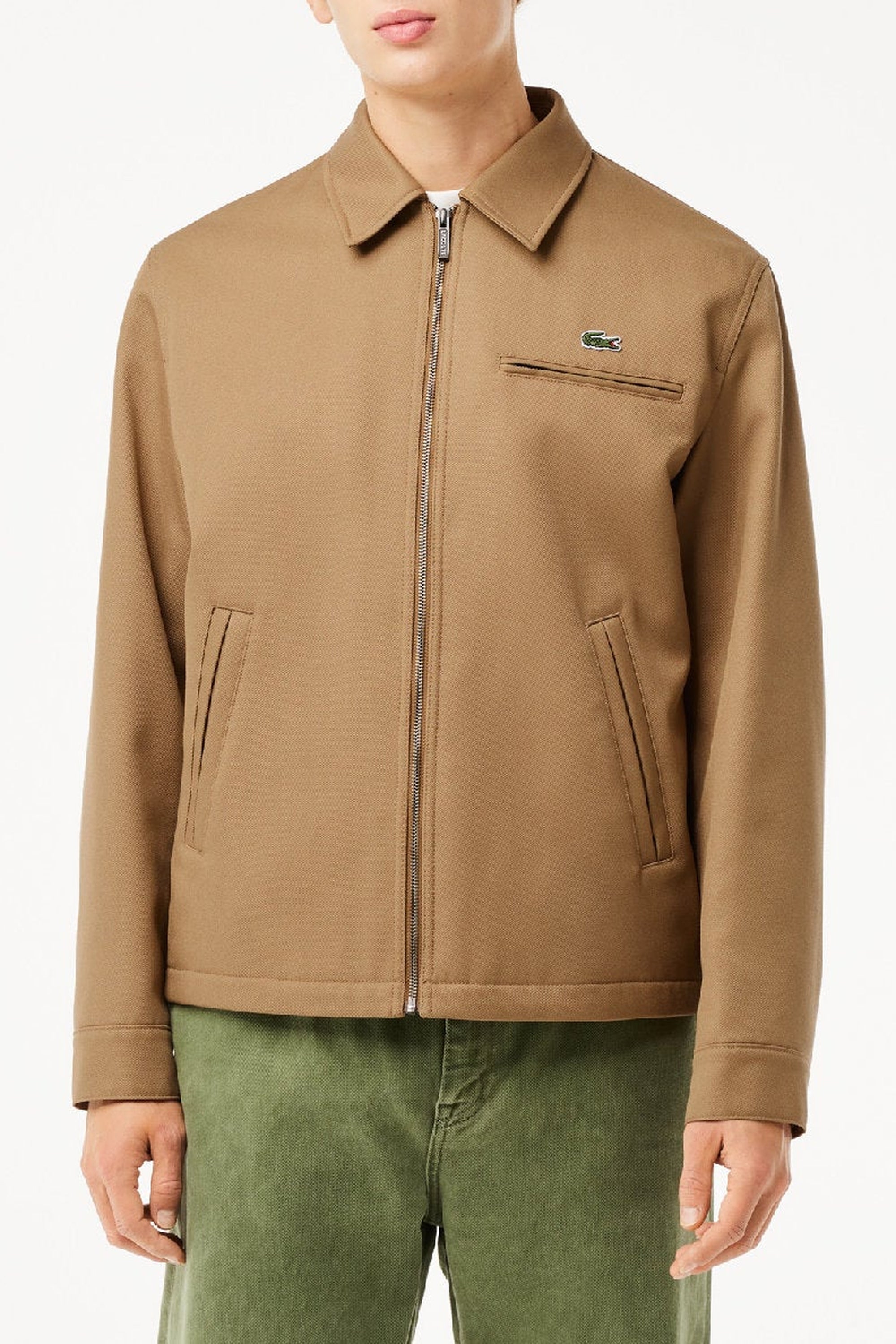 Short jacket with shirt collar - Cookie