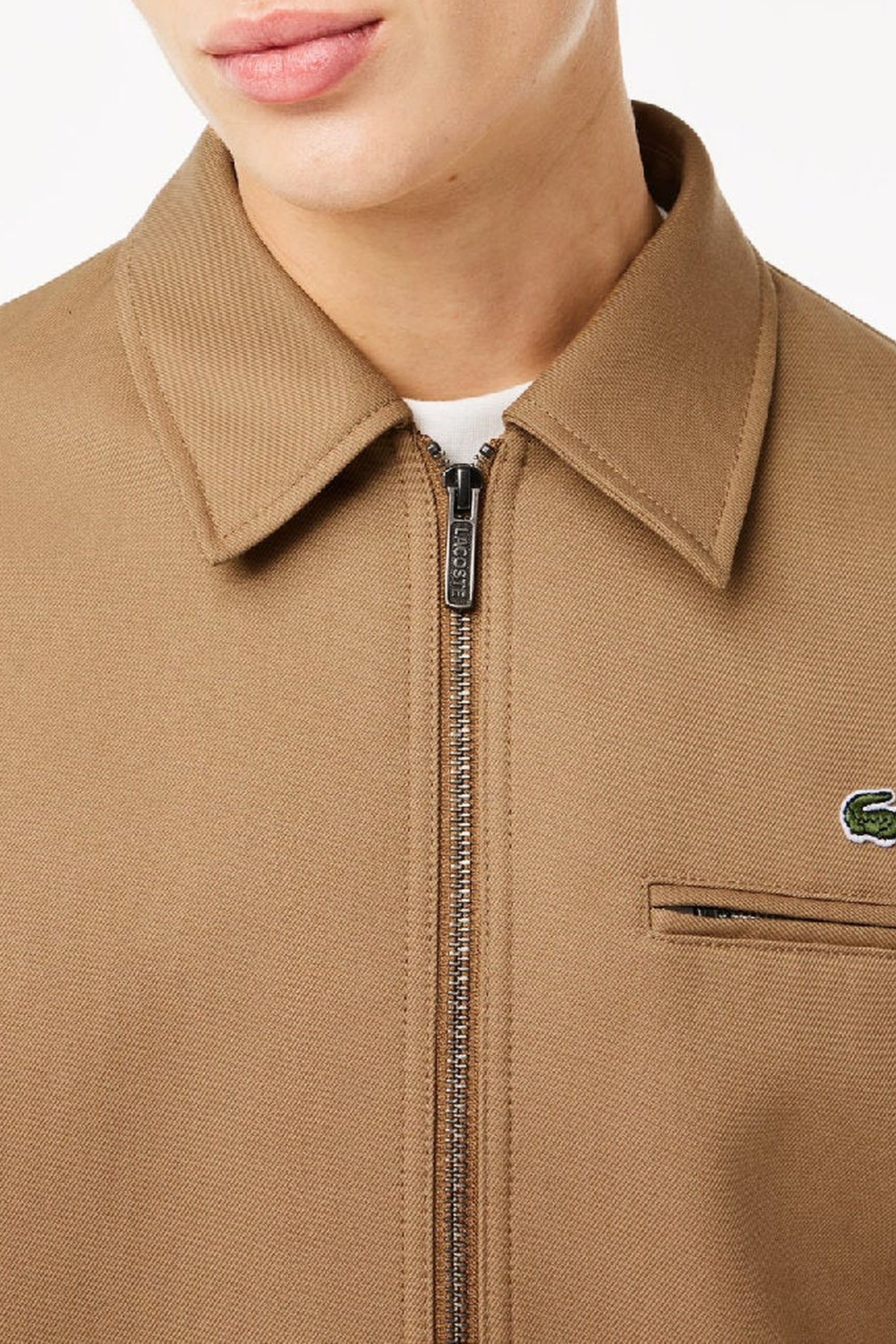 Short jacket with shirt collar - Cookie