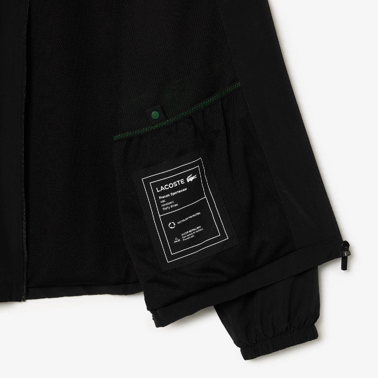 Veste à capuche amovible - Noir
