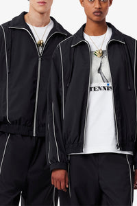 Oversized tracksuit top - Black