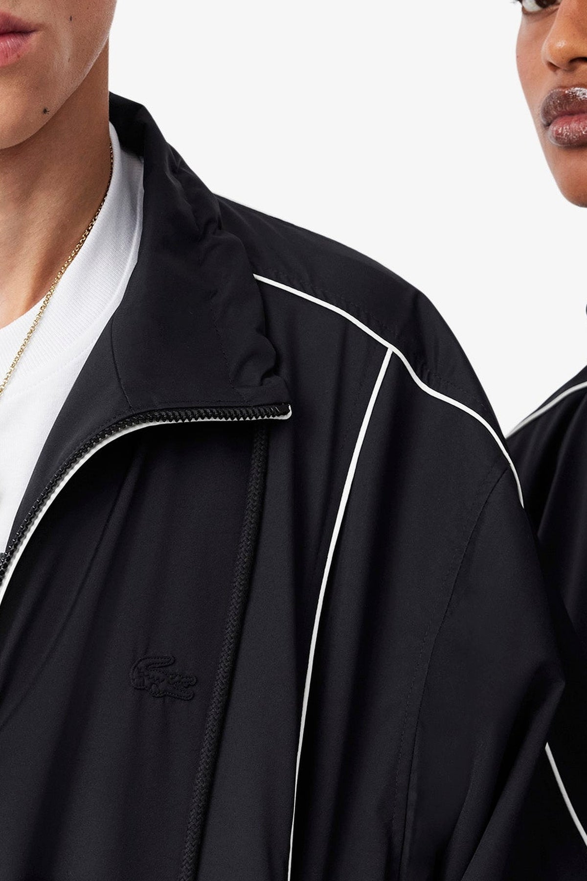 Oversized tracksuit top - Black
