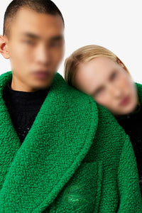 Manteau oversize en laine - Fluorine