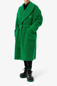 Manteau oversize en laine - Fluorine