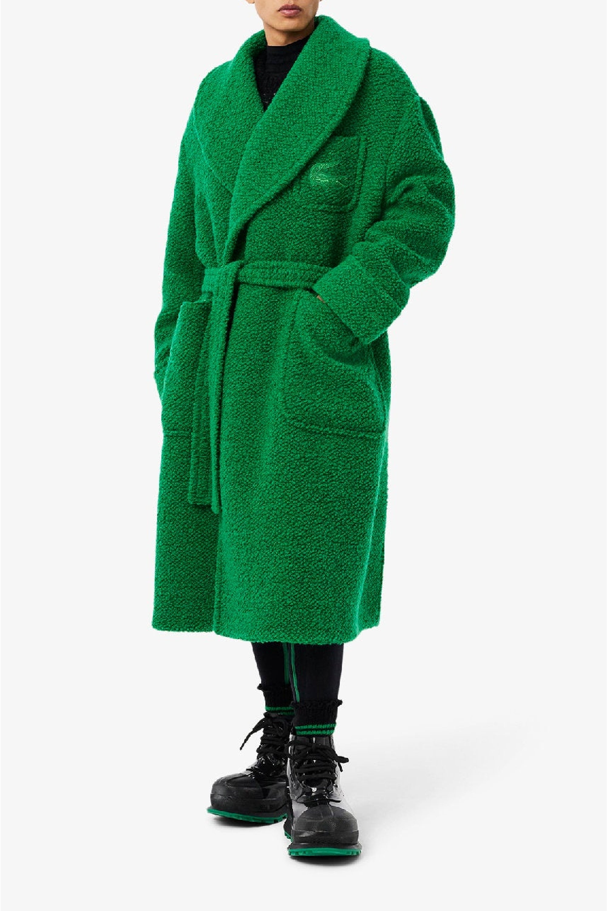 Manteau oversize en laine - Fluorine