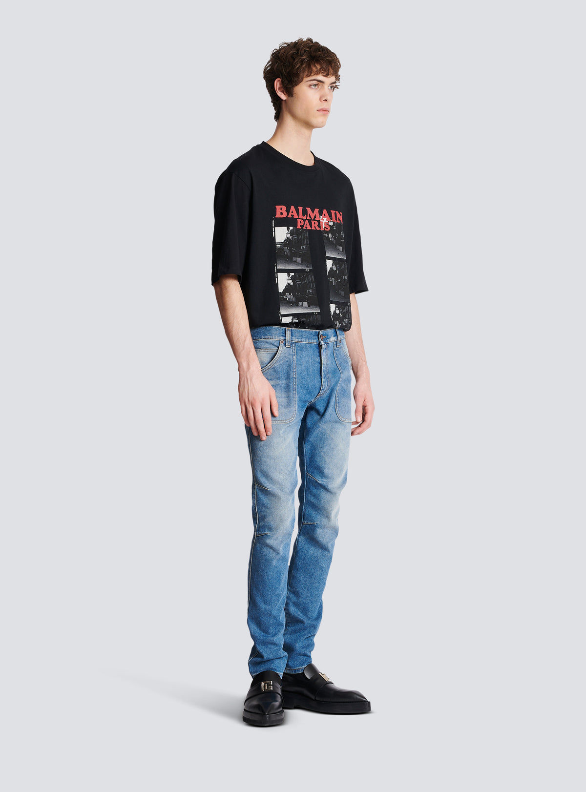 Jean slim en denim - Bleu Jean