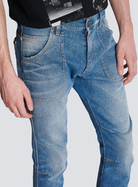 Jean slim en denim - Bleu Jean