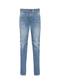 Pantalon slim en denim - Bleu Jean