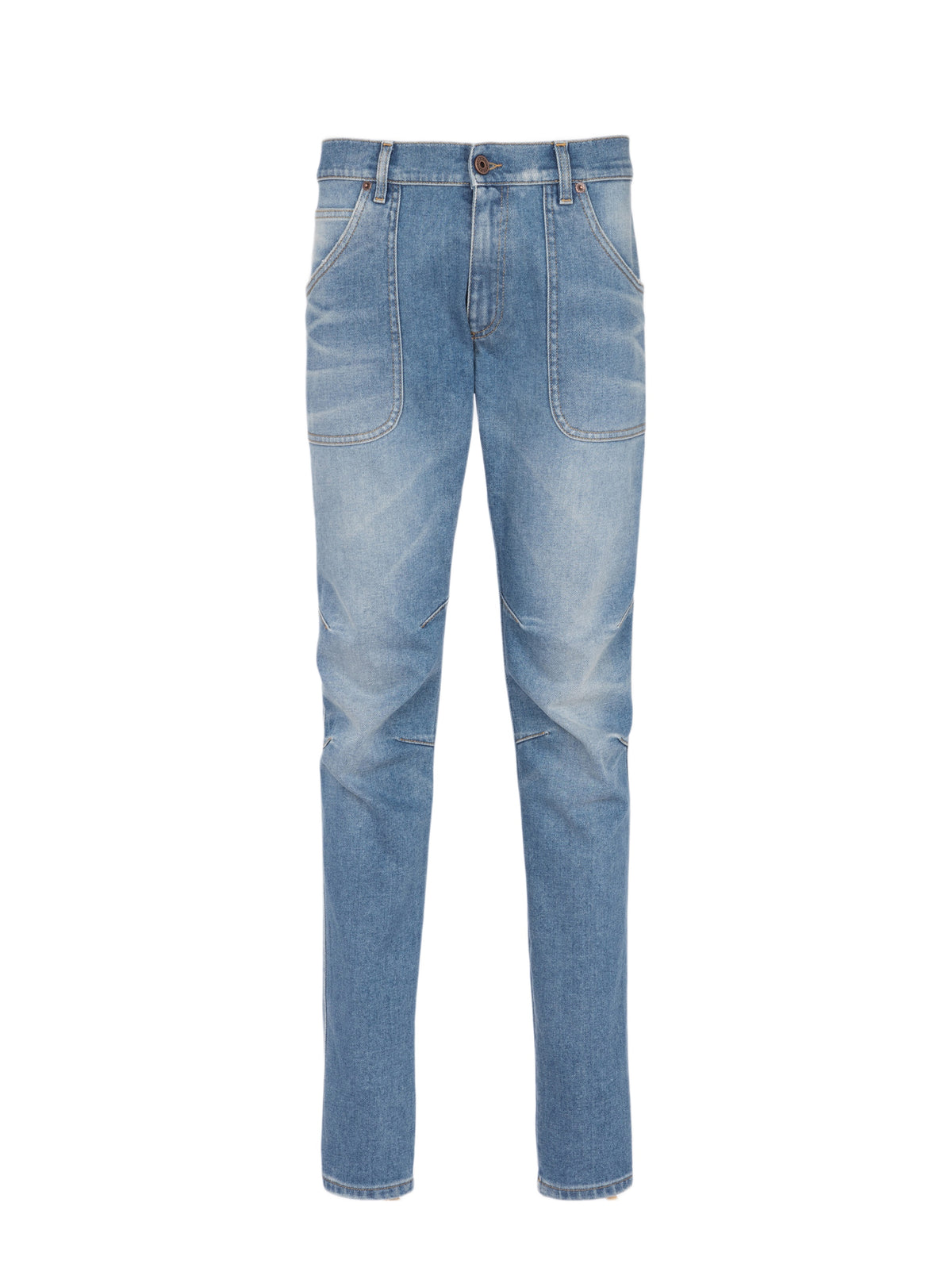 Pantalon slim en denim - Bleu Jean