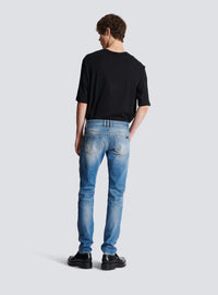 Jean slim en denim - Bleu Jean