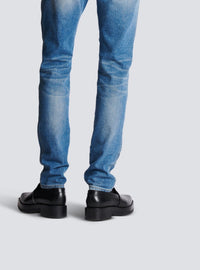 Pantalon slim en denim - Bleu Jean