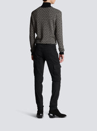 Pantalon cargo en coton - Noir