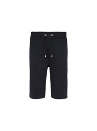 Flocked Bermuda shorts - Black & White