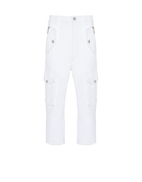 Pantalon cargo - Blanc