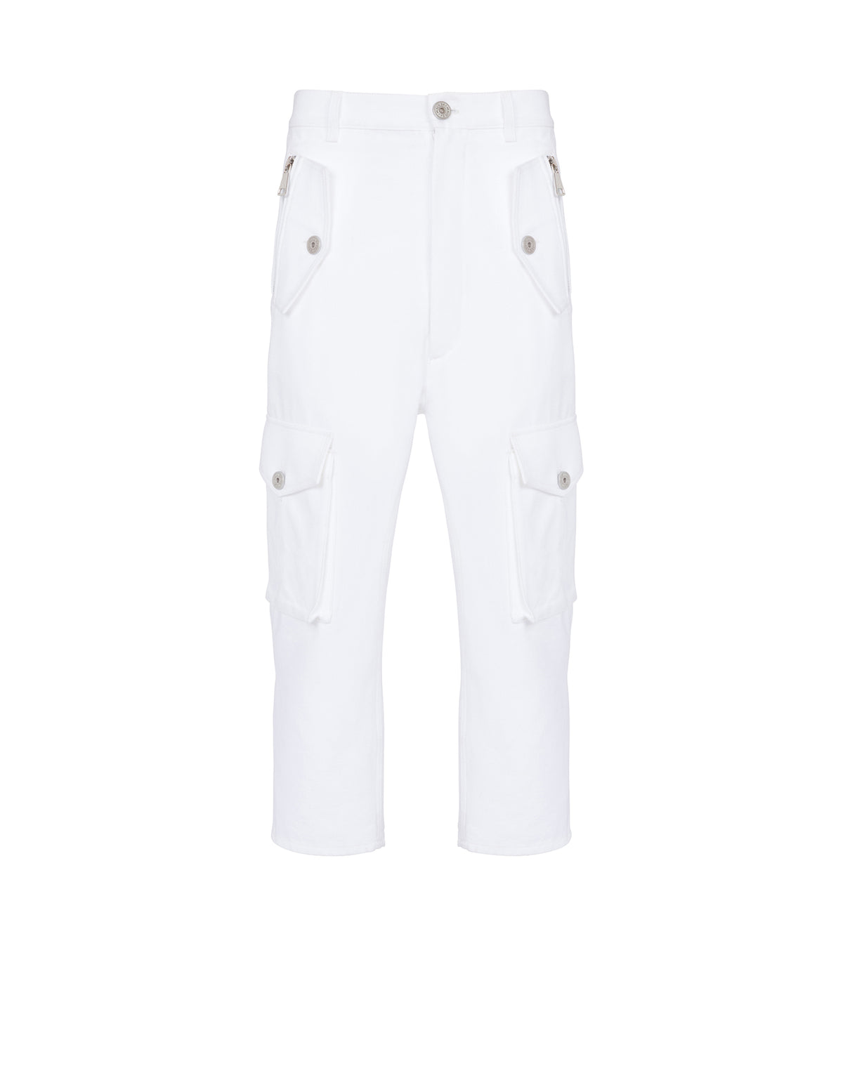 Pantalon cargo - Blanc