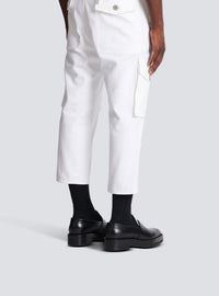 Pantalon cargo - Blanc