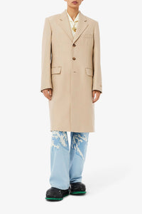 Manteau en twill de laine - Viennois