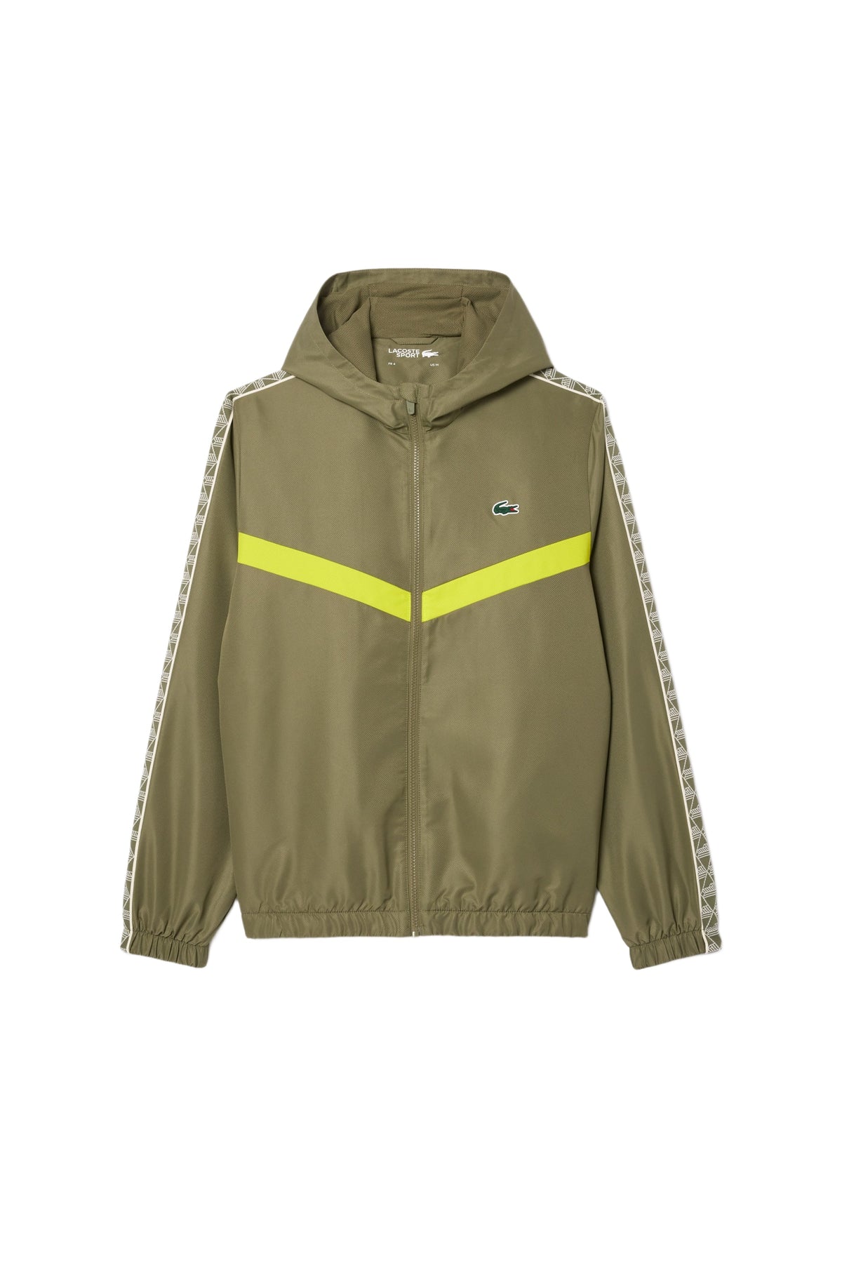 Veste de survêtement Tennis monogramme - Kaki & Luciole