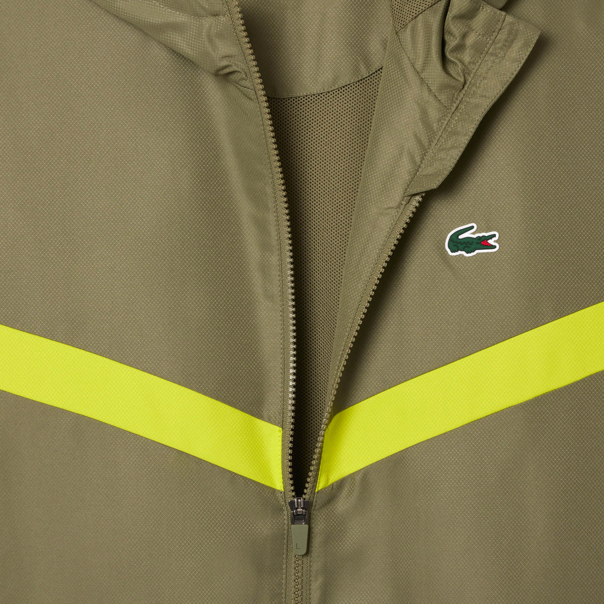 Veste de survêtement Tennis monogramme - Kaki & Luciole