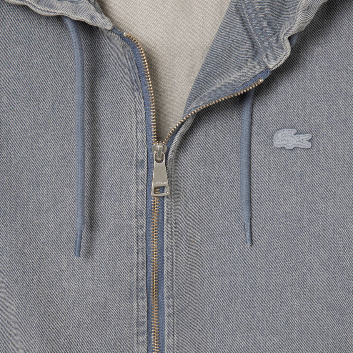 Veste courte à capuche -Washed Calcaire