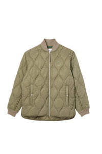 Veste bomber déperlante avec logo - Kaki