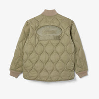 Veste bomber déperlante avec logo - Kaki