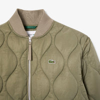 Veste bomber déperlante avec logo - Kaki