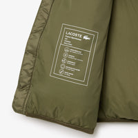 Water-repellent short sleeveless down jacket - Khaki