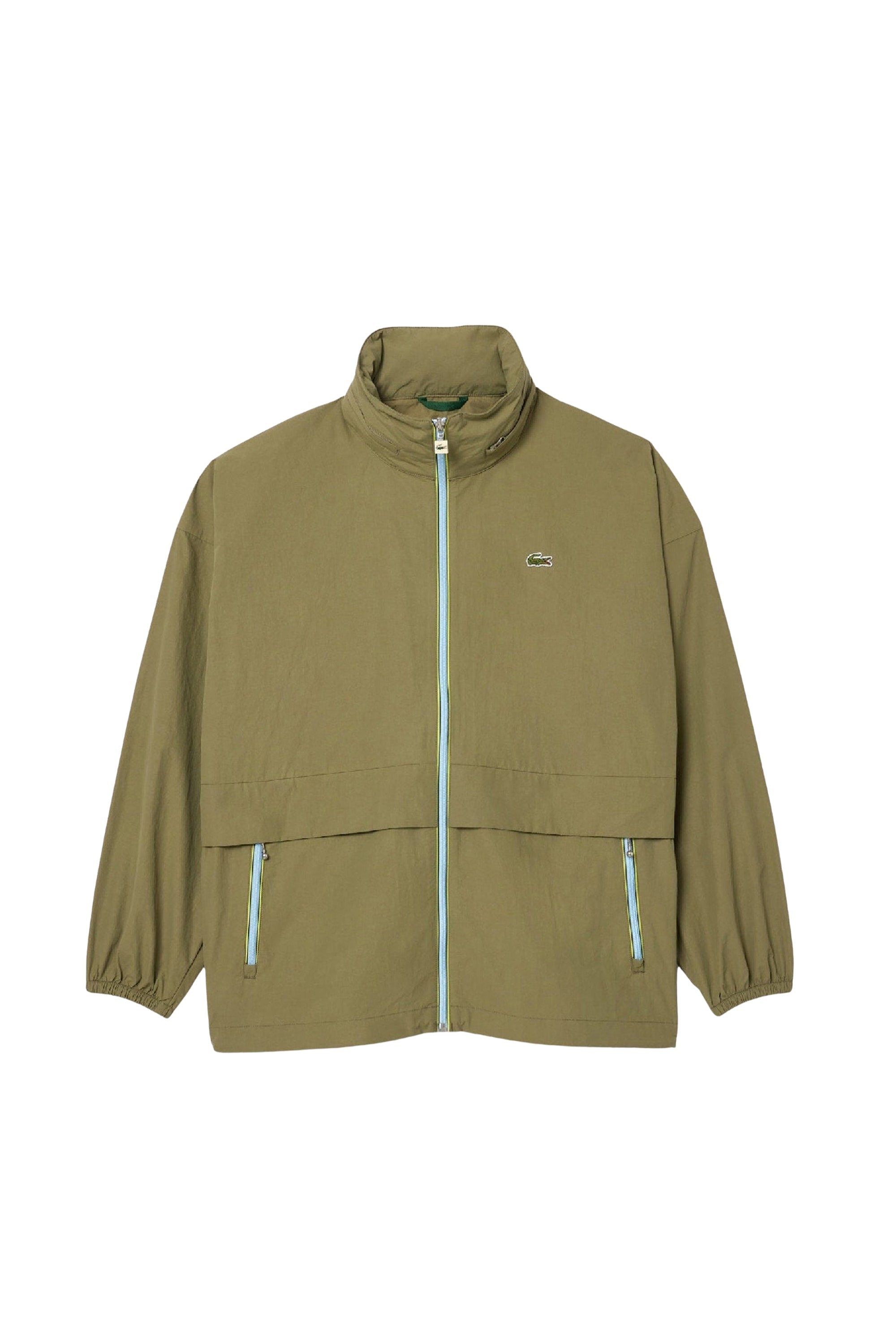 Veste coupe-vent déperlante à capuche amovible - Kaki