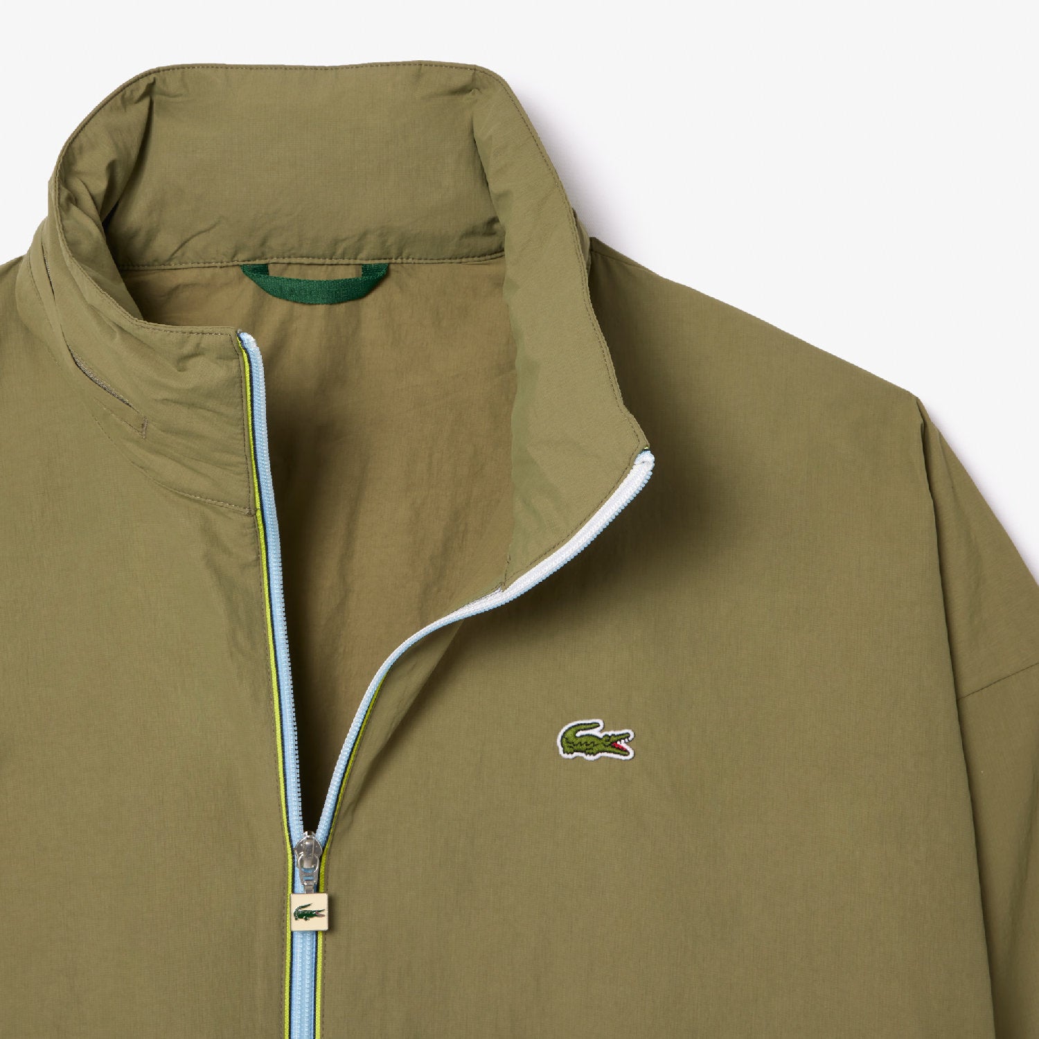 Veste coupe-vent déperlante à capuche amovible - Kaki