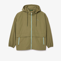 Veste coupe-vent déperlante à capuche amovible - Kaki