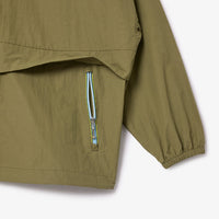 Veste coupe-vent déperlante à capuche amovible - Kaki