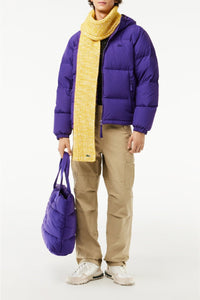 Short quilted water-repellent down jacket - Acai