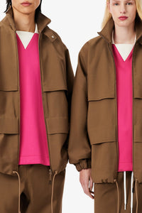 Veste de survêtement en laine mélangée - Elderton
