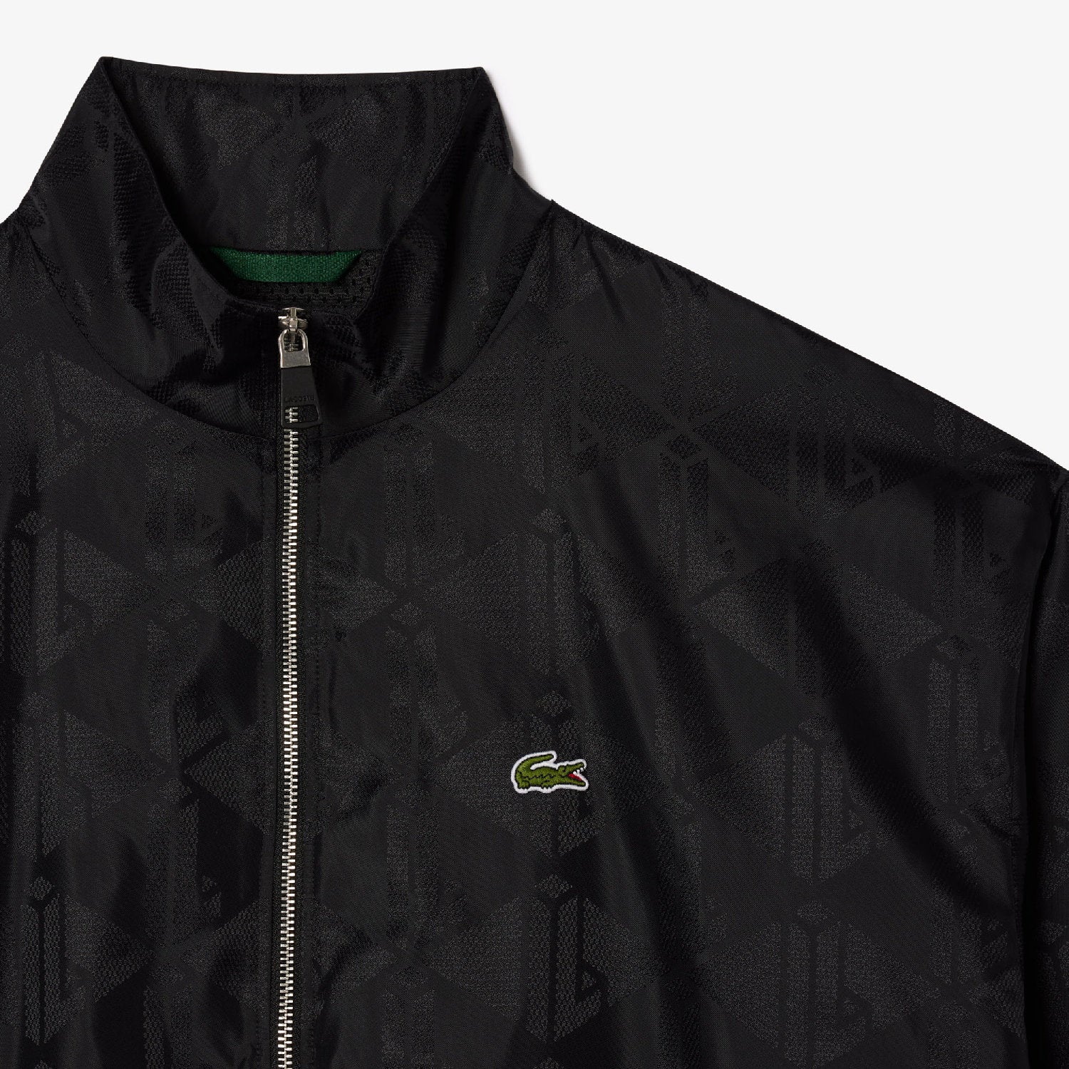 Veste courte en monogramme - Noir