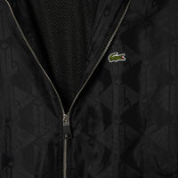 Veste courte en monogramme - Noir