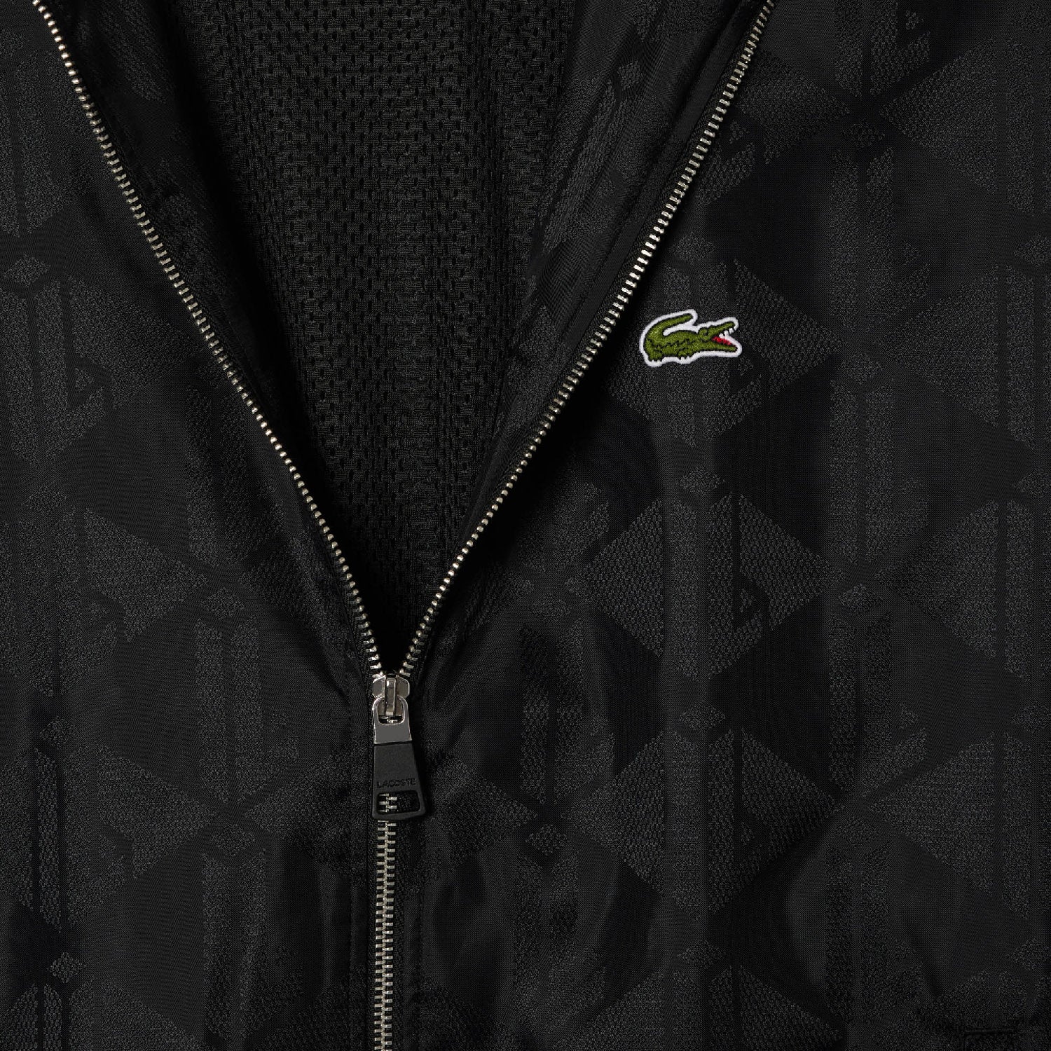 Veste courte en monogramme - Noir