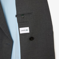 Manteau long en laine mélangée - Bitume Chiné