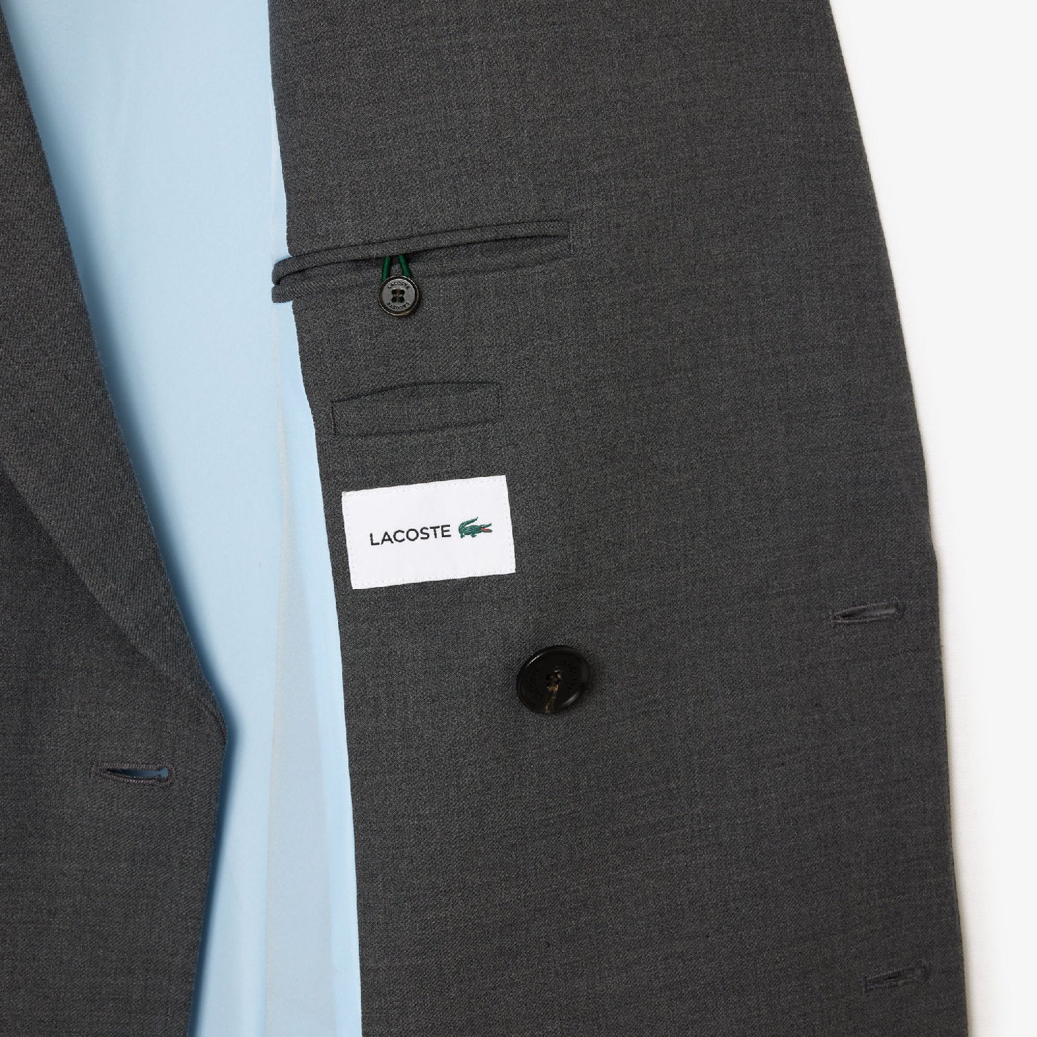Manteau long en laine mélangée - Bitume Chiné