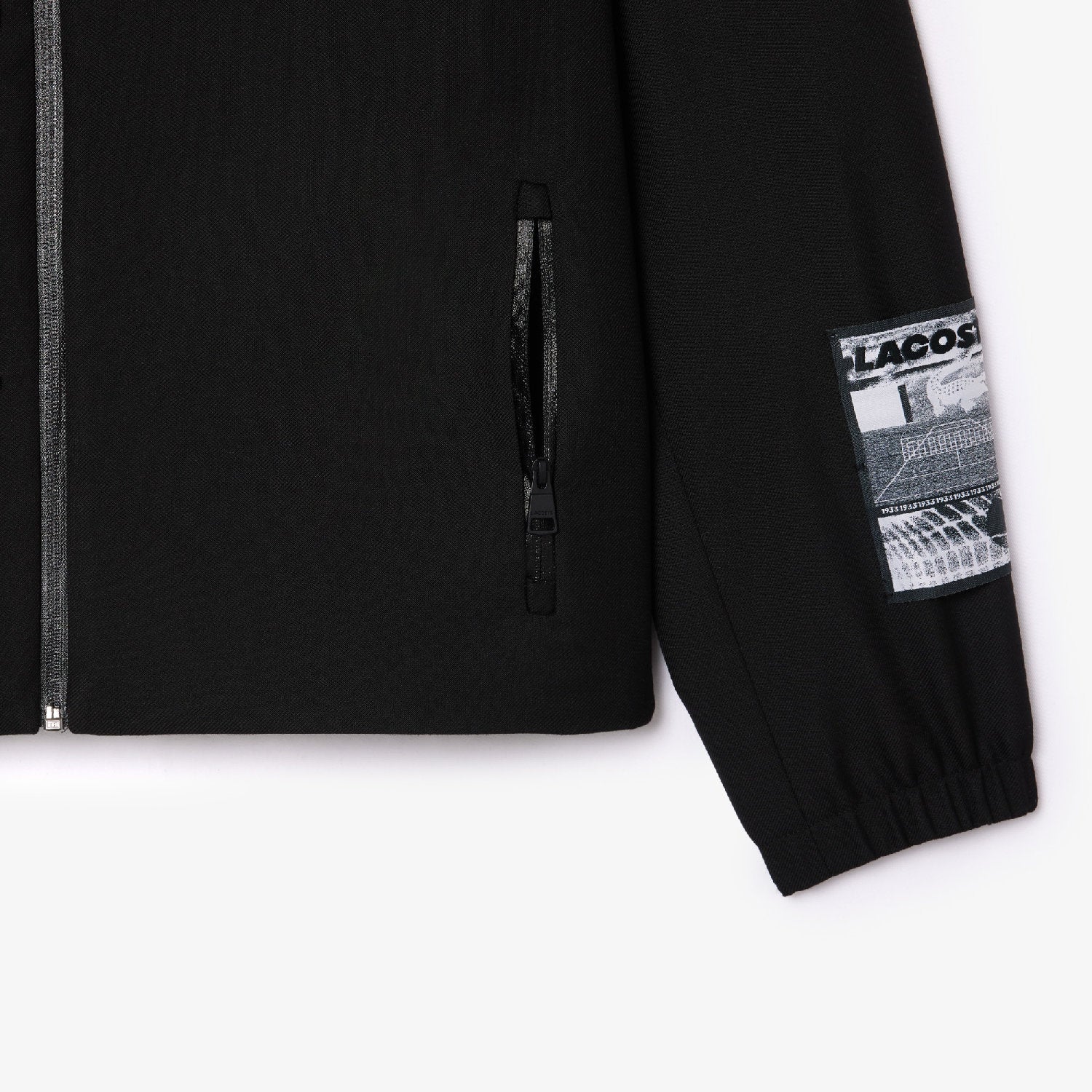 Veste zippée à poche - Noir