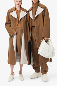 Trench-coat en laine - Elderton