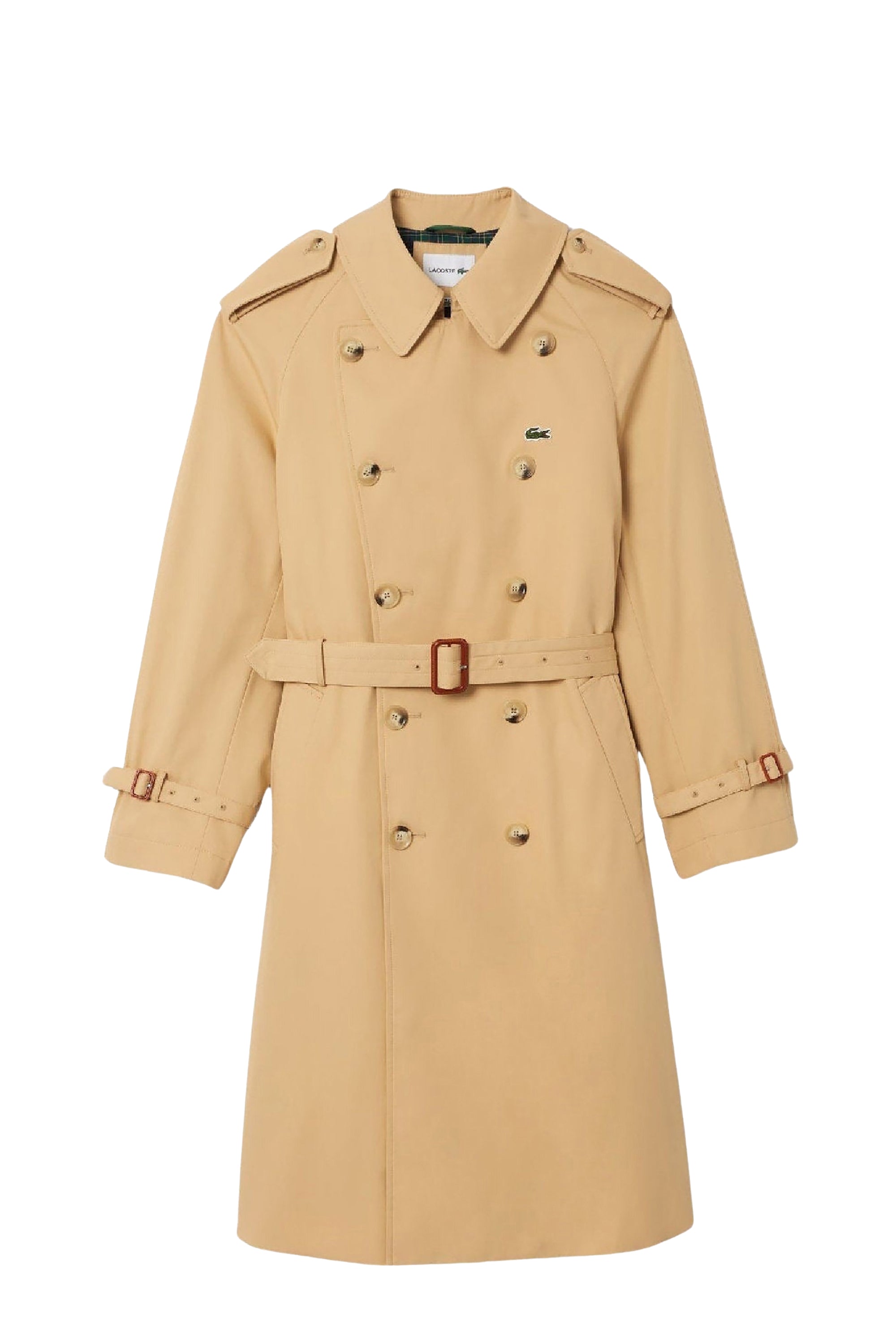 Water-repellent oversize trench coat - Croissant