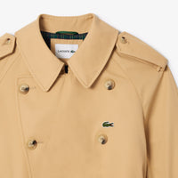 Water-repellent oversize trench coat - Croissant