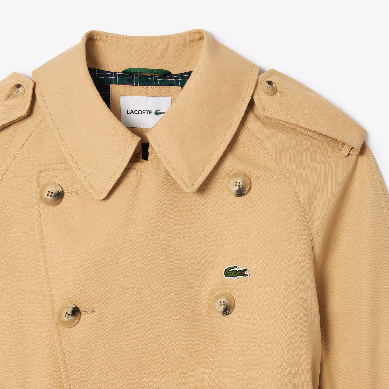 Water-repellent oversize trench coat - Croissant