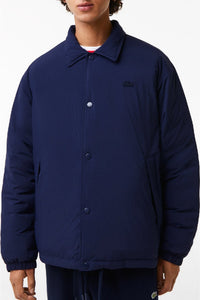 Blouson zippé avec logo - Marine